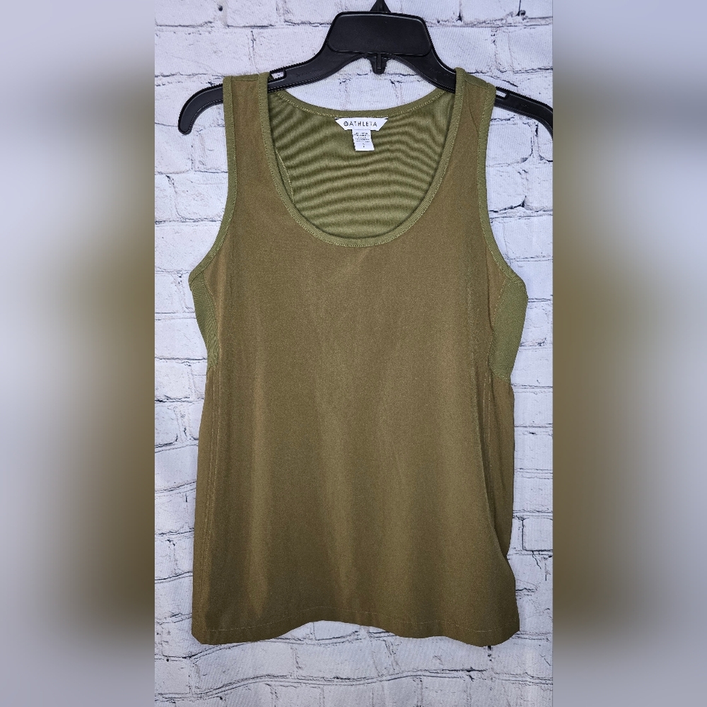 Athleta Olive Green Passenger Tank Top‎ Size Small